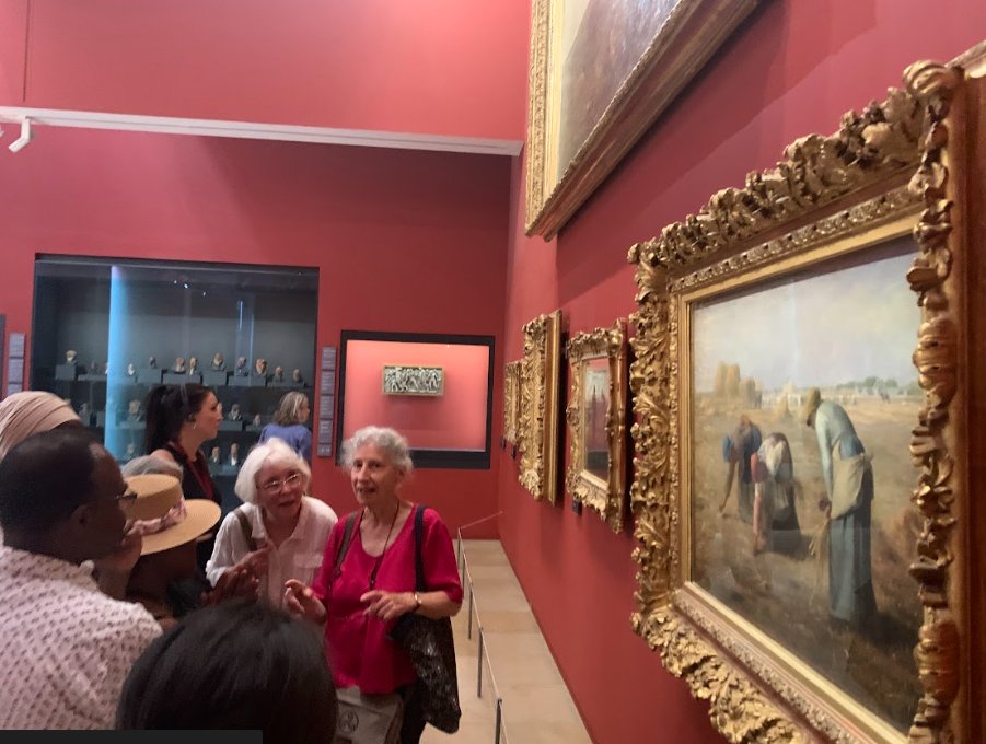 cscefia's tweet photo. Fatimata, adhérente : “Magnifique visite au @MuseeOrsay  dont les oeuvres, expliquées par Annie, prennent un sens caché"
A travers cette visite, c’est aussi un vrai lien social qui se crée entre participants de générations et de cultures différentes.
#centresocial #museedorsay https://t.co/DujgMGvhPw