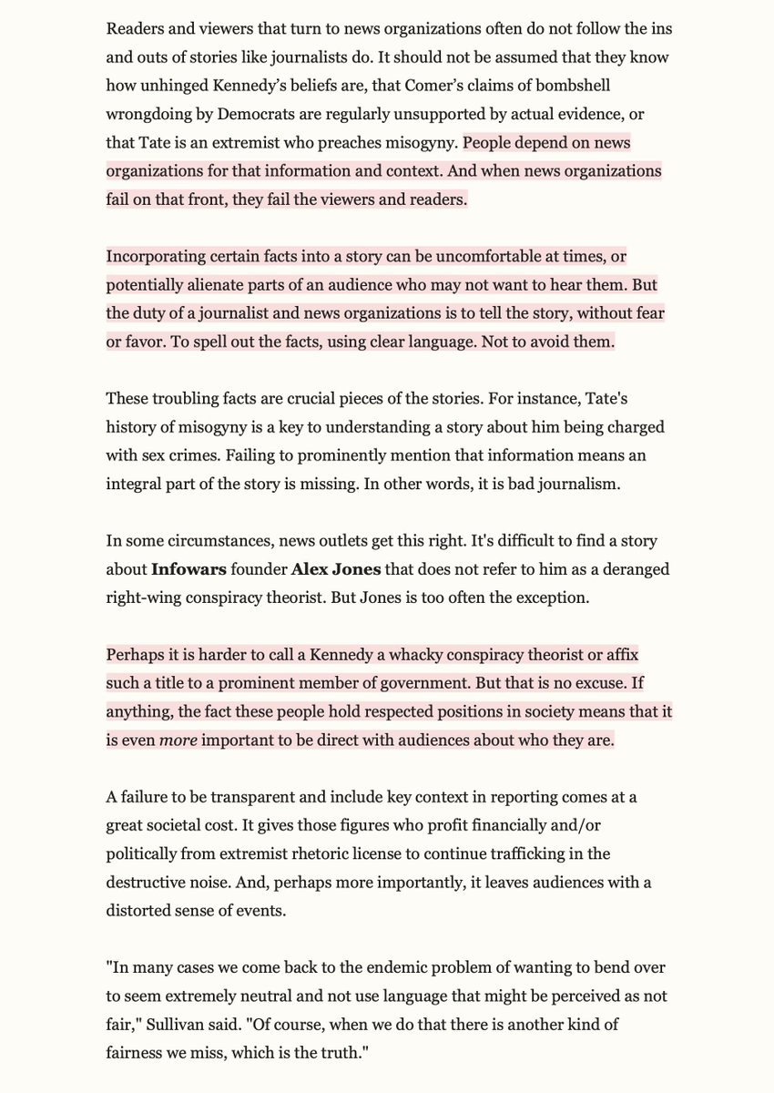 The all too common failure from major news orgs to be direct with audiences when covering politicians and media figures who traffick in lies and conspiracies leaves audiences with a distorted understanding of events. More in @ReliableSources: view.newsletters.cnn.com/messages/16873…