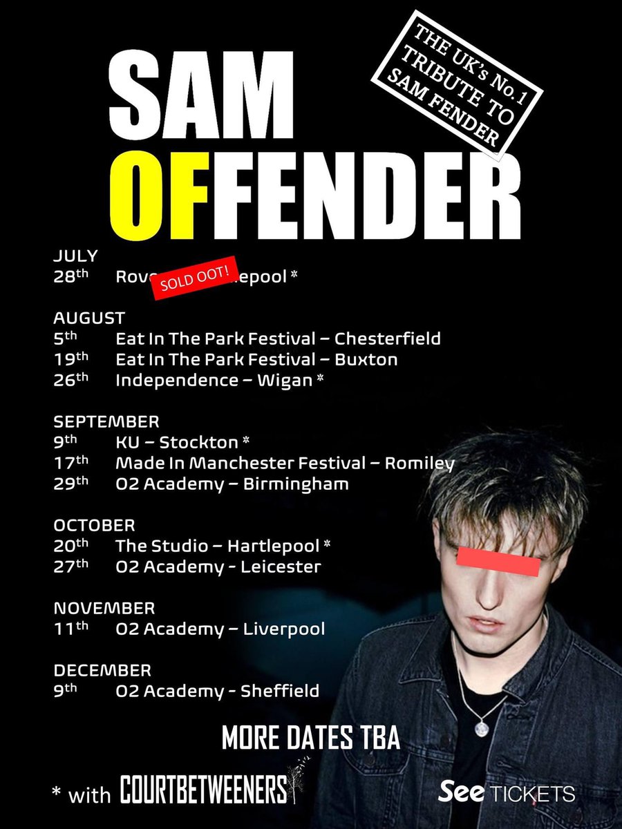 Here's what we have coming up with LOADS more to be announced! 🔥 

We hope to see some of you up and down the UK!