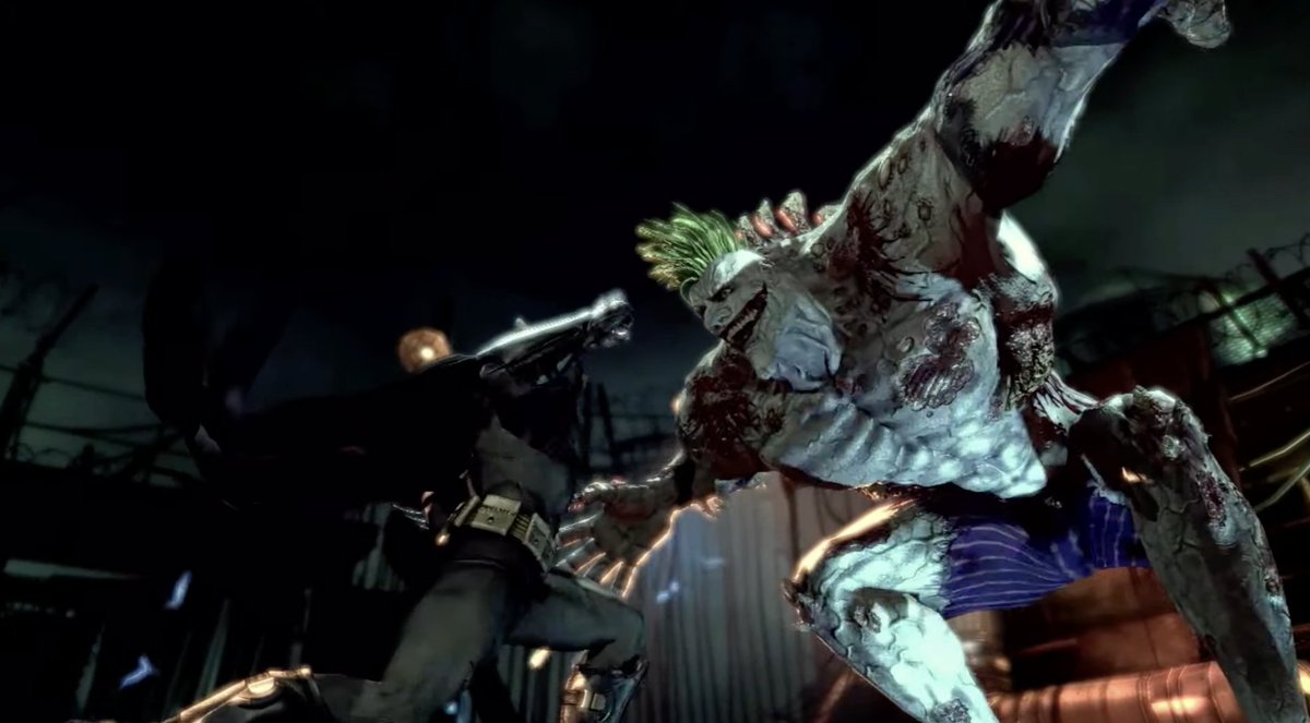 IGN's tweet photo. The Batman Arkham Trilogy is coming to Switch this fall. #NintendoDirect #IGNSummerOfGaming https://t.co/E4FQih03jB