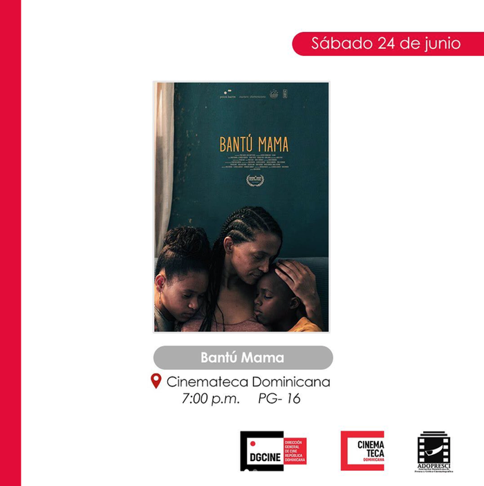 CINE| Próximas proyecciones del film dominicano "Bantú Mama" de Iván Herrera: GATFFEST, 23/06, 5:30PM, Kingston, Jamaica + Ciclo de Cine “Nominadas Adopresci: Volumen 1”,24/06, 7:30PM, Cinemateca Dominicana, Rep. Dominicana.
<a href="/Bantu_Mama/">Bantú Mama</a> #BantuMama #ARRAYReleasing