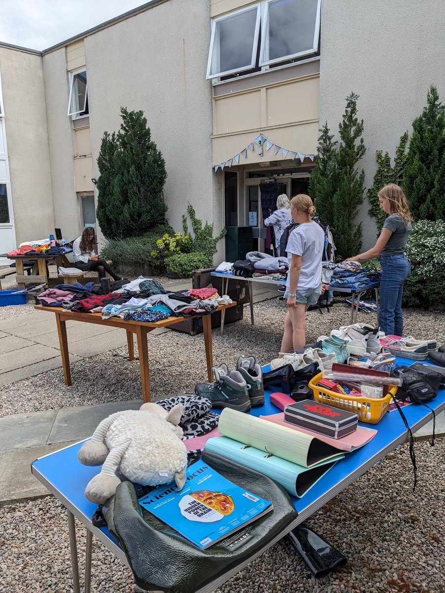HopemanHouse's tweet photo. Hopeman tabletop sale in aid of #Alzheimers just about to open. Come along to grab a bargain and support this worthwhile cause. https://t.co/Boc6qTvAK0
