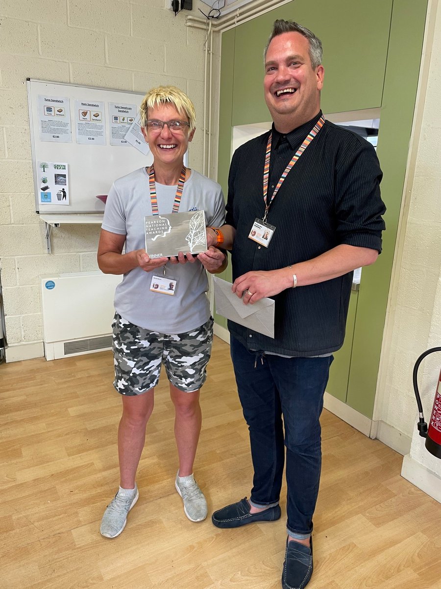 Rachel has today been crowned a Silver winner of the
<a href="/TeachingAwards/">The Pearson National Teaching Awards</a> &amp; has gone above and beyond to ensure every child in her care has the best experience of school sport and PE.   Thank you for your #PledgeToPlay always Rachel!

youthsporttrust.org/news-insight/n…