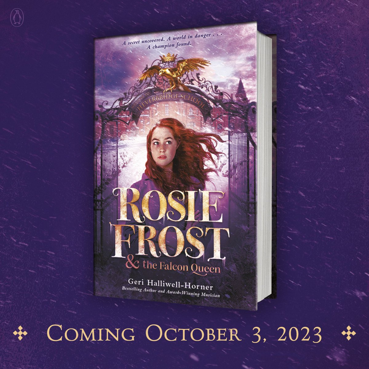 It’s time to find your power… I’m so excited to reveal the US cover of my new book, Rosie Frost and the Falcon Queen which is out on October 3rd. I can’t wait for you all to read it! You can preorder your copy today via the link in my bio 👑📖🦅 @penguinkids