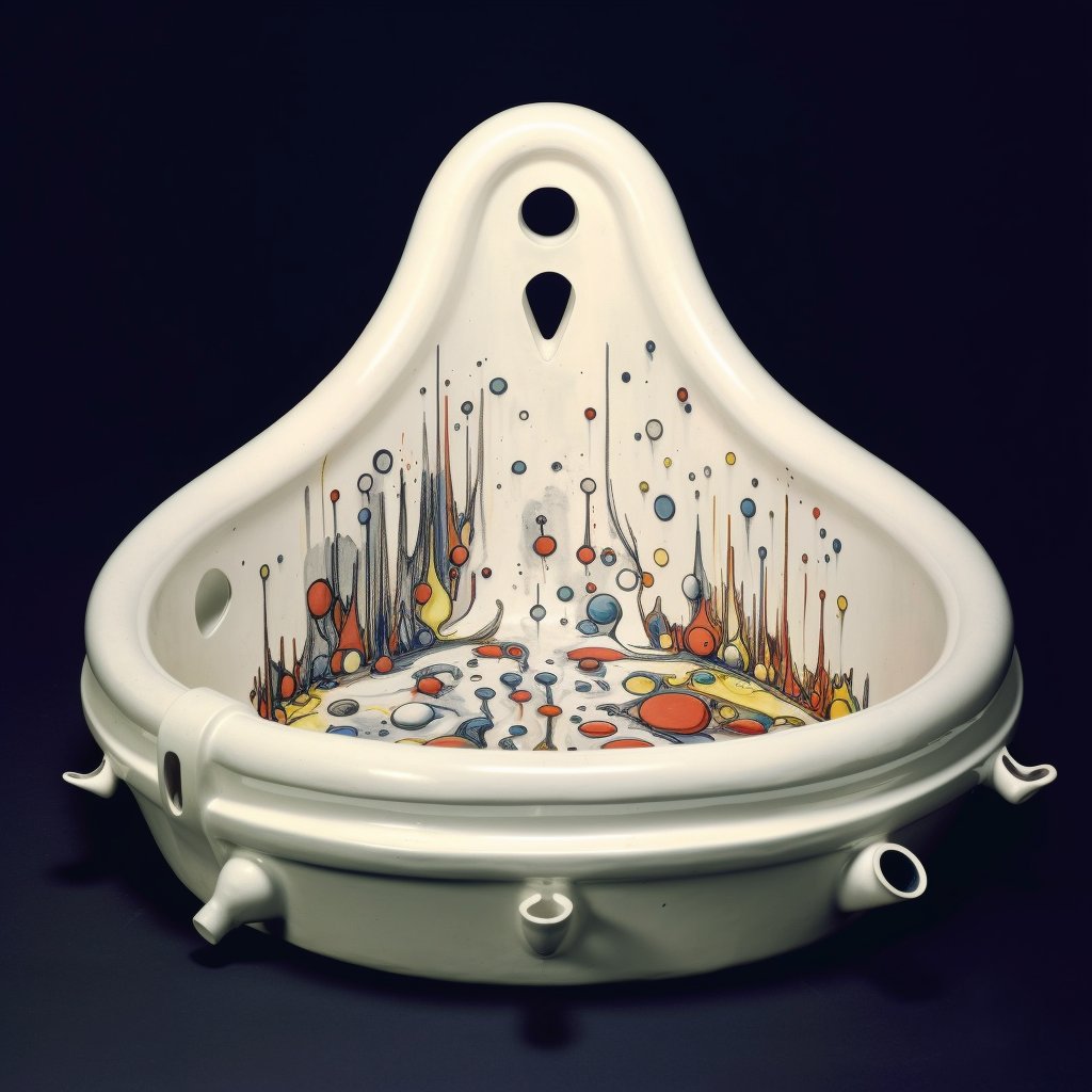 Art experiments with Marcel Duchamp! w/ #midjourney #dada #art