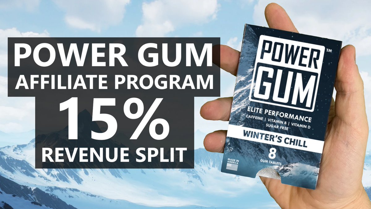 🎉The POWER GUM™ Affiliate Program is officially here!
➤15% revenue split for all content creators.
➤10% discount for your community members.

All interested content creators are encouraged to apply!

More information: power-gum.com/pages/affiliat…