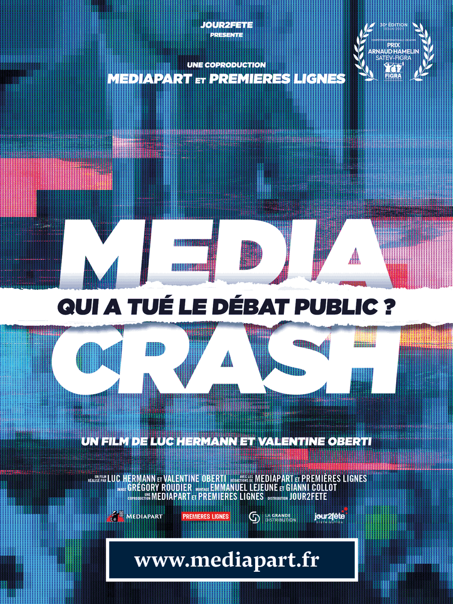 📽️ Media Crash au @Cinema_Louxor Paris 18
C'est jeudi 22 à 20h. 
Une séance avec le mensuel associatif et indépendant @le18edumois 
Pour réserver vos places c'est ici : cinemalouxor.fr/reserver/F5551…
#MediaCrash @Mediapart @LucHermann @PLTVfilms