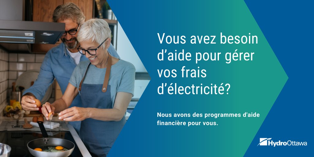 hydroottawa's tweet image. Êtes-vous familier avec le Programme d’abordabilité énergétique ? Dans le cadre de ce programme, les clients à faible revenu admissibles peuvent être admis à recevoir un crédit mensuel fixe pour réduire leur facture d&apos;électricité : bddy.me/3pipDC0 #AideFinanciere #Ottawa