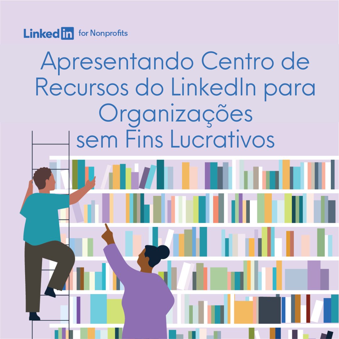 Para ajudar as #ONGS a aproveitar ao máximo os recursos gratuitos do LinkedIn, a equipe do <a href="/LinkedIn/">LinkedIn</a> for Nonprofits lançou um novo Centro de Recursos em vários idiomas!

Saiba mais em: nonprofit.linkedin.com/pt-br/resource…