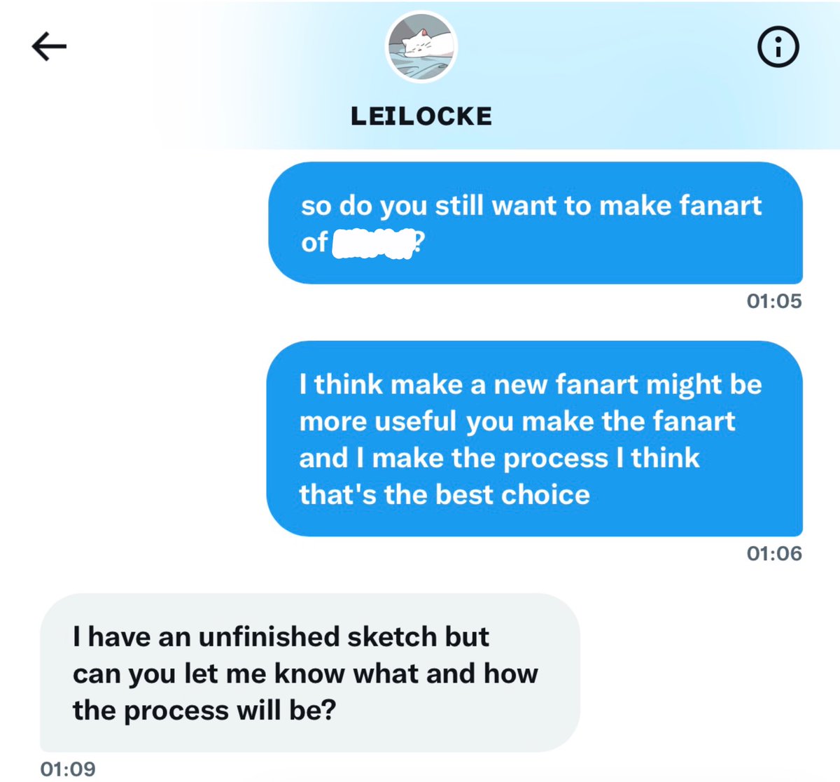 guyguy9988's tweet photo. (1/3)Sorry for confirming this by such a despicable way.  I pretended I was friendly and could help making a fake process for their art work. what's funny, I claimed I know your art is AI at the begining of the conversation but they didn't get mad at all. https://t.co/dARjxxlEy3