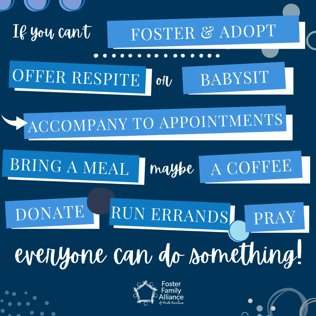 Everyone can do something. ✨

✉️ DM us if you need ideas on ways to help. 

#FFA #fostercare #fosterfamilies #lovemakesafamily #socialworker #fosterfamily #Quote