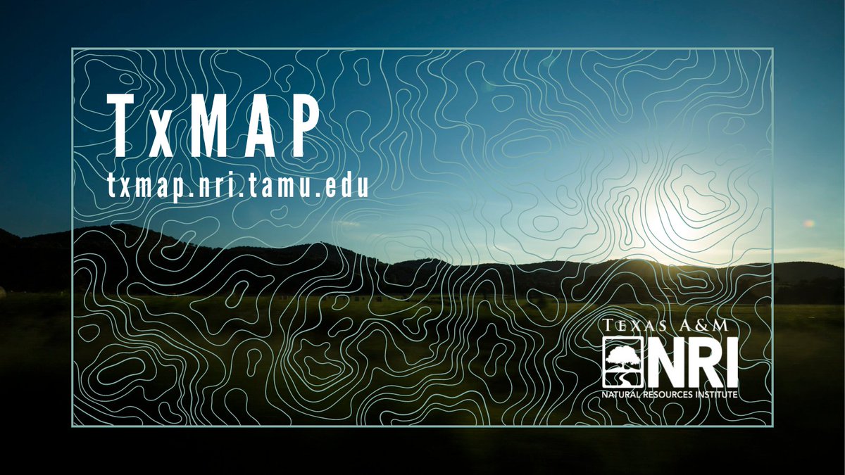 Say hello to your new favorite mapping tool 👋
We created TxMAP to provide users with the information they need to better understand and visualize natural resources across Texas. Use this free mapping tool to create customized, interactive maps: txmap.nri.tamu.edu