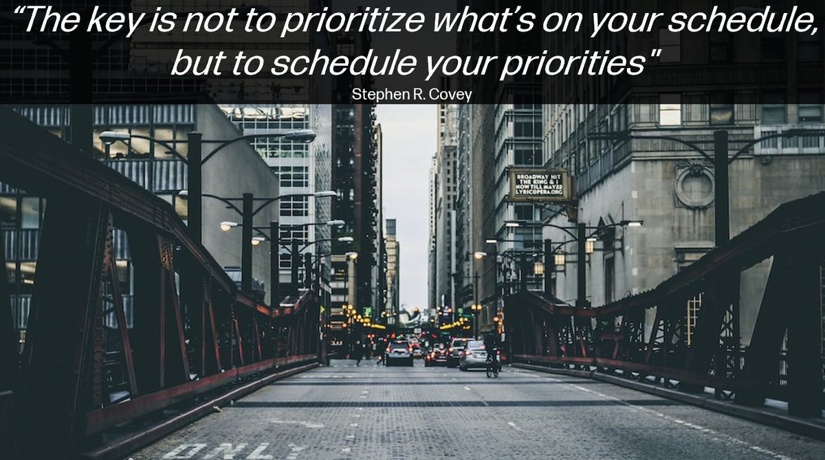 Sharing in case the reminder helps, it's hump day after all and there's rarely enough time to do it all. 

#Topperformers in work and in life, take the time to prioritize what is important to them and then schedule time to make it happen.

#PrioritizeYourself #OrganizationSkills