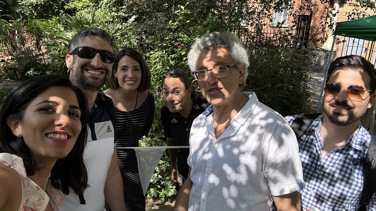 Anna Maria Mandalari 🦋 (@ammandalari) on Twitter photo Time to celebrate summer at <a href="/ucleeenews/">UCL EEE</a> <a href="/UCL_ICCS/">Communications & Connected Systems at UCL</a> ☀️🤩👩💻🎉🦋
<a href="/RanBasat/">Ran Ben Basat</a> <a href="/pcallejop/">P.C</a> <a href="/lcavallaro/">Lorenzo Cavallaro</a> <a href="/ilijabogunovic/">Ilija Bogunovic</a> Time to celebrate summer at <a href="/ucleeenews/">UCL EEE</a> <a href="/UCL_ICCS/">Communications & Connected Systems at UCL</a> ☀️🤩👩💻🎉🦋
<a href="/RanBasat/">Ran Ben Basat</a> <a href="/pcallejop/">P.C</a> <a href="/lcavallaro/">Lorenzo Cavallaro</a> <a href="/ilijabogunovic/">Ilija Bogunovic</a>