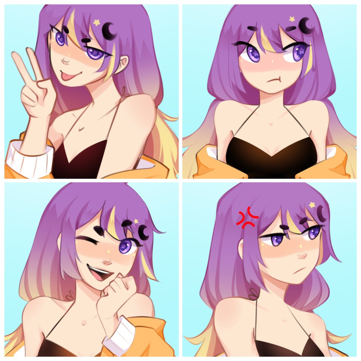 Say cheese!! 💛✨
some Riley stuff I drew for a reel ^^
      ─── ･ ｡ﾟ☆: *.☽ .* :☆ﾟ. ───
[#VTuberUprising #VtuberSupport #VTuberEN #artistsupport #Vtuberart #ArtistOnTwitter]