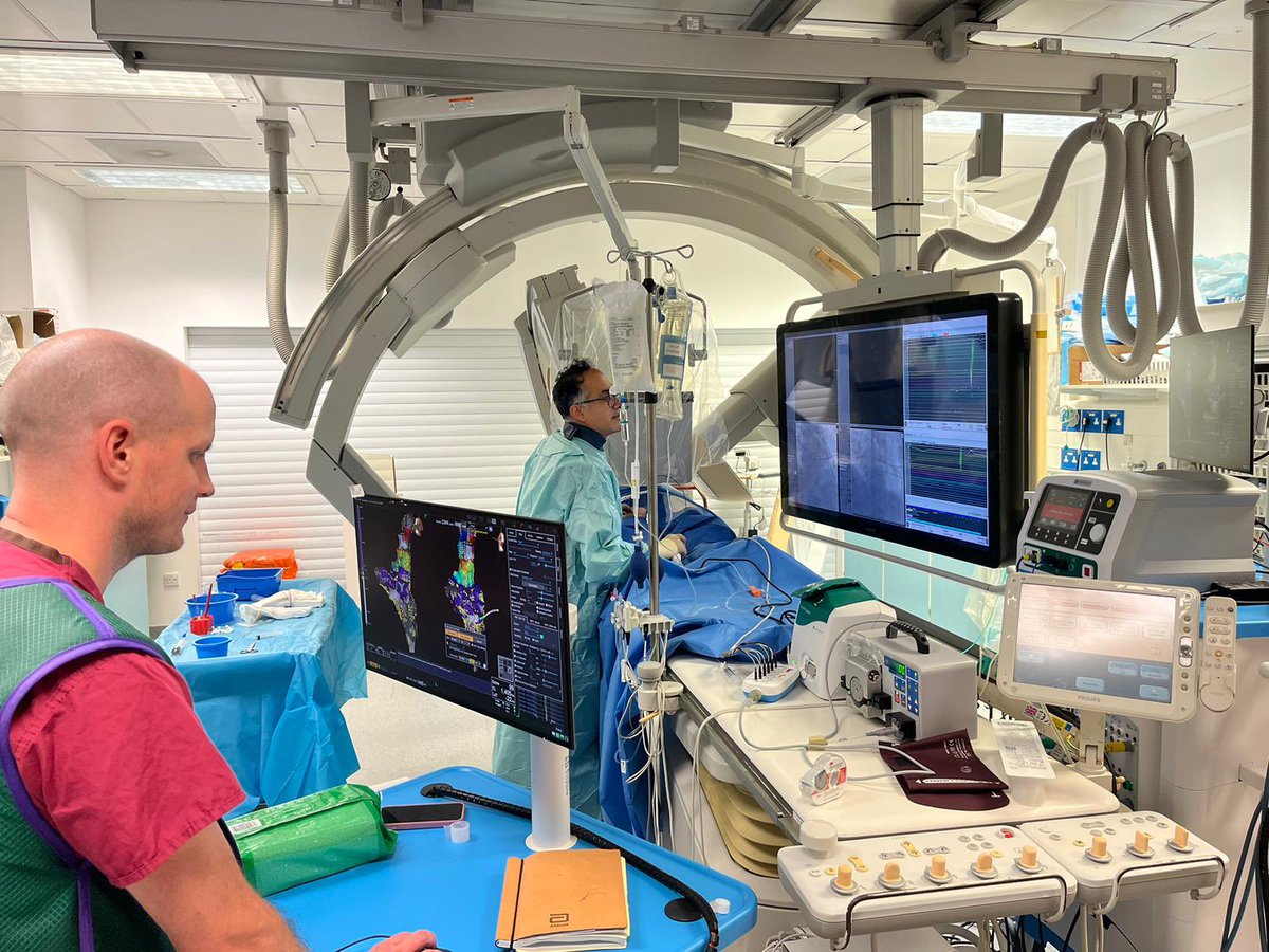 Great day in the lab with research cases for our GOAL-AF study. Very grateful to the patients who participate and support from the staff @uhbtrust @ICVS_UoB @AbbottCardio @Drfattyliver @docwas @RichardSteeds