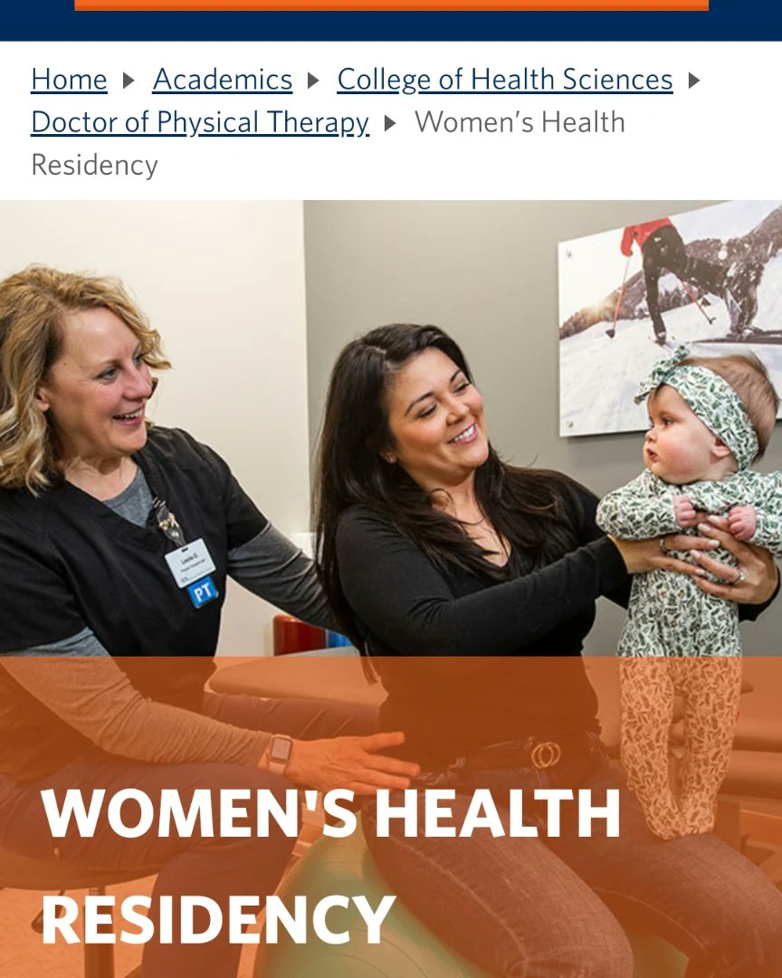 ritadeeringPhD's tweet photo. I'm excited to announce that The Aurora Health Care Physical Therapy & Carroll University Women's Health Residency (developing status) is currently accepting applications! https://t.co/LCG4Xl38CW
#abptrfe #pelvichealth https://t.co/hiW1wPtuFr