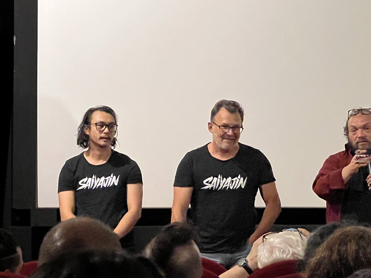 salles_obscures's tweet photo. #VincentDoitMourir #CEFF2023 @CEfilmfestival l’équipe rejointe par les coordinateurs des combats https://t.co/QStKN7rHrw