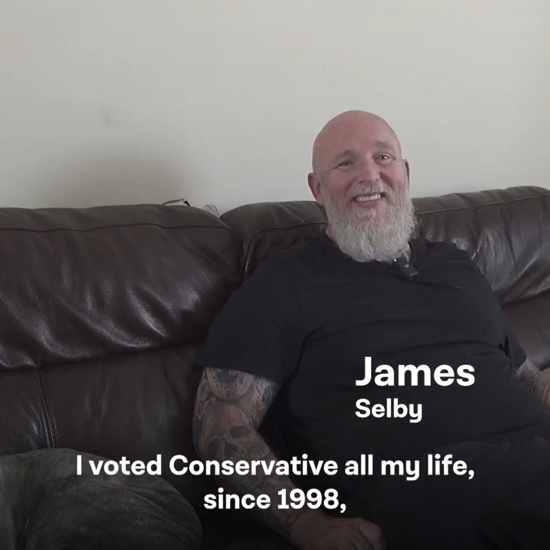 So, he happily and knowingly voted 35 years in a row for a party that set out to destroy the lives of the vulnerable and disadvantaged, but as soon as this one singular thing affects him, it’s a problem. Something about the leopard party and chewing off faces