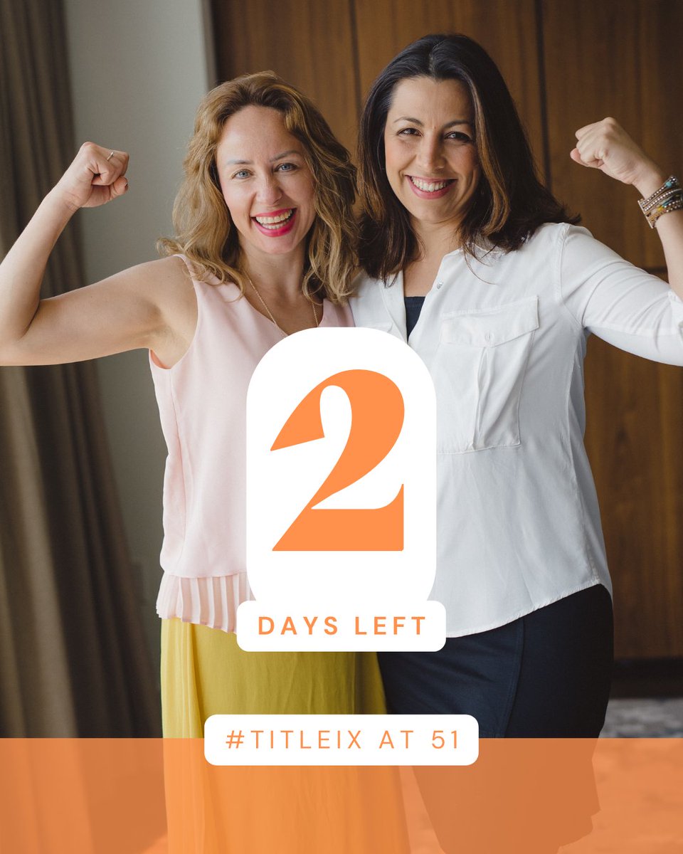 SportandPeaceUT's tweet photo. Last year, we celebrated 50 yrs of Title IX and how its #sport and #education benefits pushed for greater gender equality. This year, we’ve got something exciting planned to mark Friday’s #TitleIX 51st anniversary. Let the countdown begin! #genderequality #inclusion #socialchange https://t.co/GRLYuozeuq