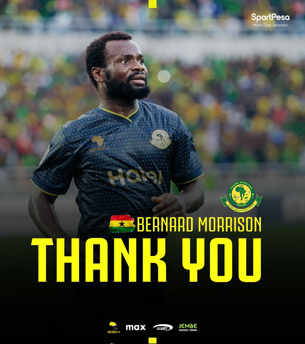YoungAfricansEN's tweet photo. 𝗧𝗛𝗔𝗡𝗞 𝗬𝗢𝗨 @Bm3gh

For more Information Visit  Yanga SC APP📲

#TimuYaWananchi 
#DaimaMbeleNyumaMwiko https://t.co/sfEIztbb18
