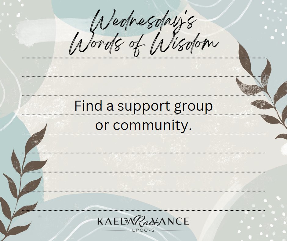 Finding a supportive community or group can be incredibly helpful for maintaining good mental health.

#FindSupport #MentalHealthCommunity #MentalHealthSupport #YouAreNotAlone #MentalHealthMatters #Connection #CommunitySupport #MentalHealthAwareness #DublinOhio #HilliardOhio