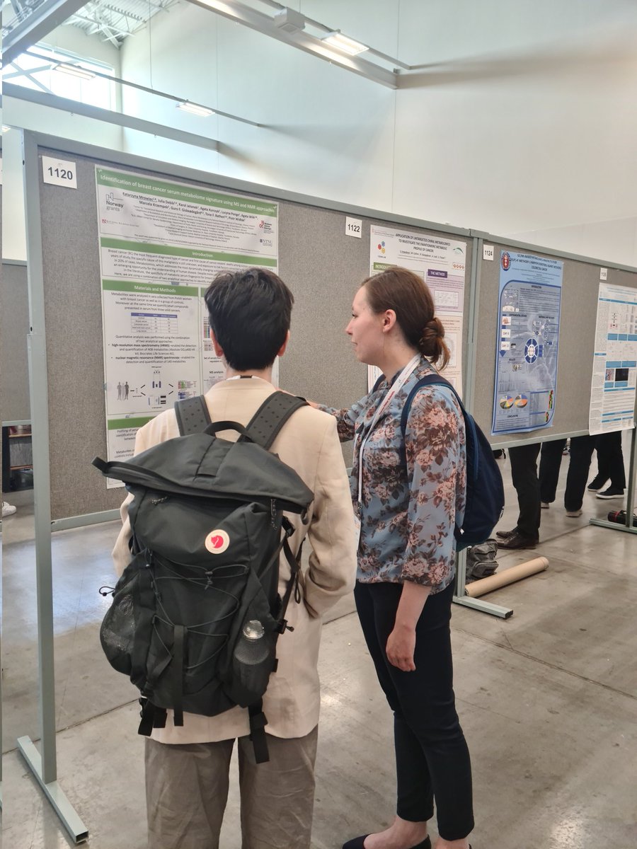 Our SEMPRA project was excellently presented by Karol and Kasia at the Metabolomics2023 conference yesterday in Niagara Falls #MetSoc2023 #norwaygrants #HUNT <a href="/gurofg/">Guro F. Giskeødegård</a>