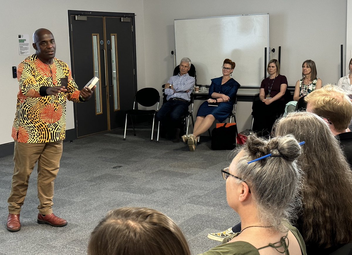 A fascinating talk by Paterson Joseph (<a href="/ignatius_sancho/">Paterson Joseph</a>) closed today’s <a href="/KUSpeakingTexts/">Speaking Texts Symposium</a> symposium at #KingstonUni. The award-winning actor and author joined academics from across the country to discuss and celebrate the 18th century stories hiding in plain sight ✍️ 💙