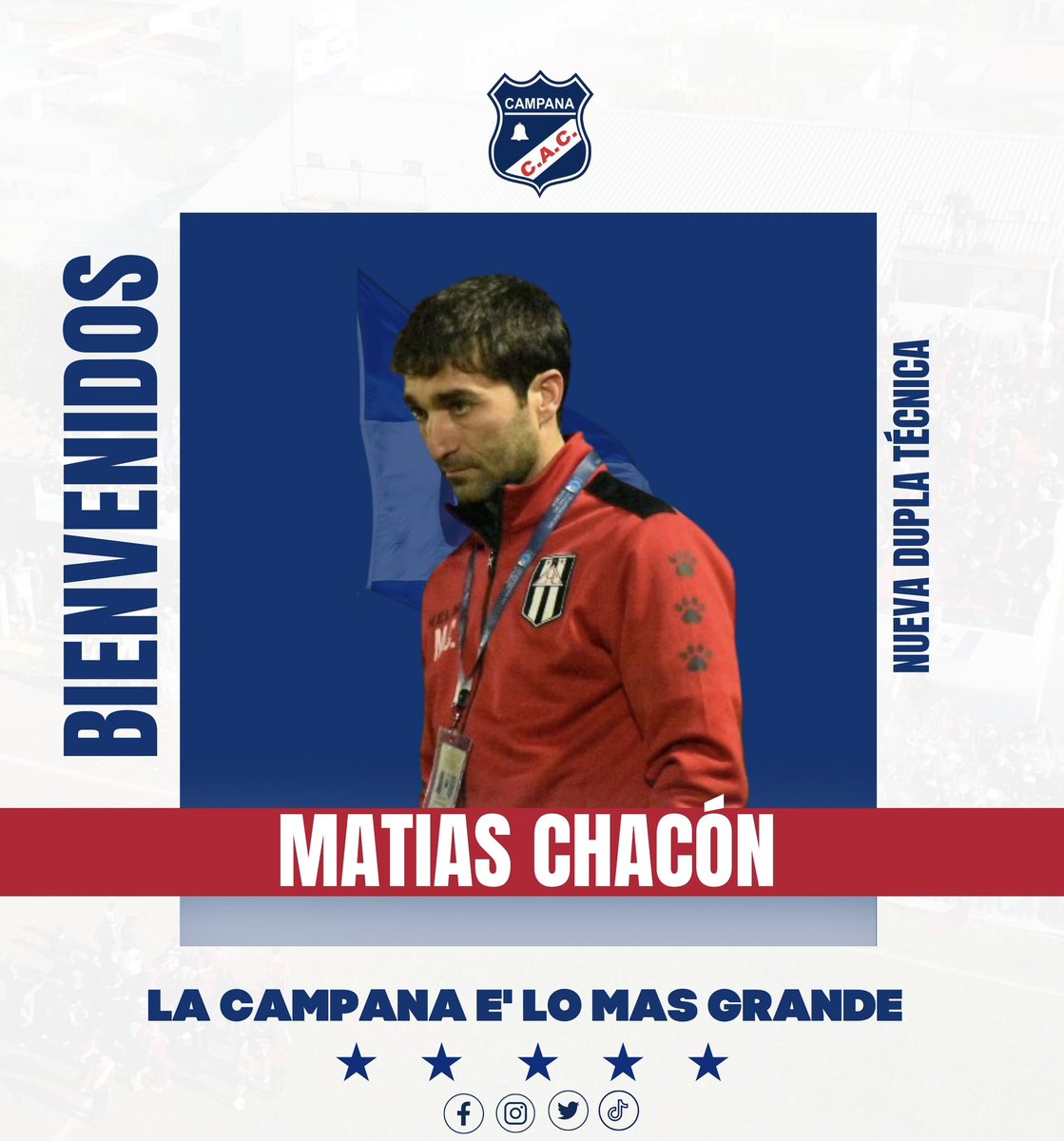 ¡ʙɪᴇɴᴠᴇɴɪᴅᴏꜱ!

Le damos la bienvenida la nueva 𝐝𝐮𝐩𝐥𝐚 𝐭é𝐜𝐧𝐢𝐜𝐚 de primera división 🫡

¡𝐒𝐮𝐬 é𝐱𝐢𝐭𝐨𝐬 𝐬𝐞𝐫á𝐧 𝐥𝐨𝐬 𝐧𝐮𝐞𝐬𝐭𝐫𝐨𝐬! 🙌🏻