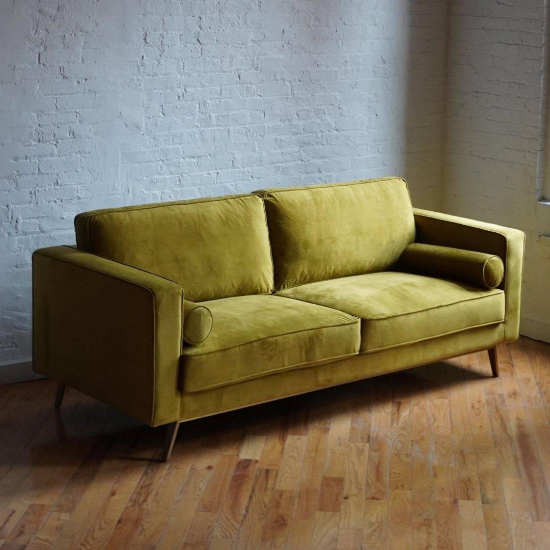 BrooklynSpaceCo's tweet photo. Looking for the perfect mid-century modern sofa in the perfect mid-century color? With its sleek lines, retro-inspired design, and comfortable seating, Introspect in golden olive is the perfect addition to any NYC home! 

#midcenturymodern #homedecor #interiordesign #retrostyle https://t.co/nGp7twzLw6