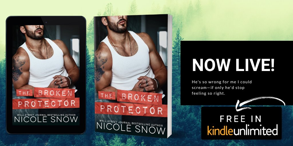The Broken Protector is LIVE! FREE in Kindle Unlimited.
LINK → amzn.to/3NkPNff
Too bossy. Too guarded. Too fiercely overprotective.
He's so wrong for me I could scream—if only he'd stop feeling so right.