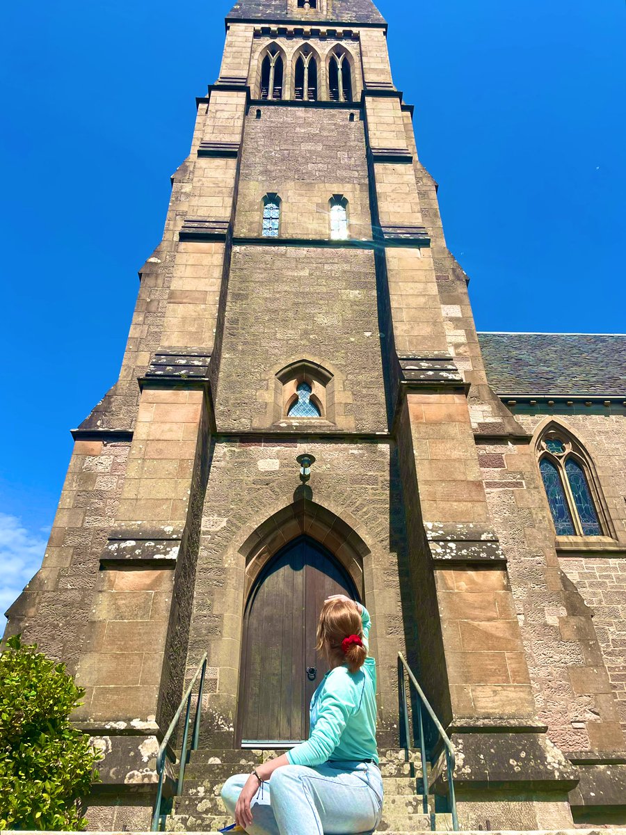 Some interesting holiday finds in Millport! #cathedraloftheisles #ancientchristianity #celticcrosses #gothicarchitecture