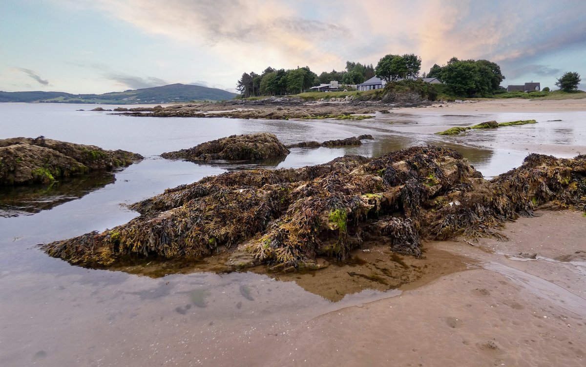 Low tide at Kinnegar beach Rathmullan