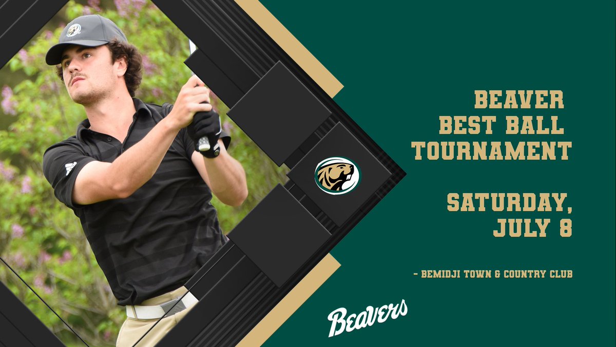 Register for the Beaver Best Ball Tournament that will take place on Saturday, July 8 at the Bemidji Town & Country Club!
More information and register here: bsualumni.org/beaverbestball/
#GoBeavers #BeaverTerritory