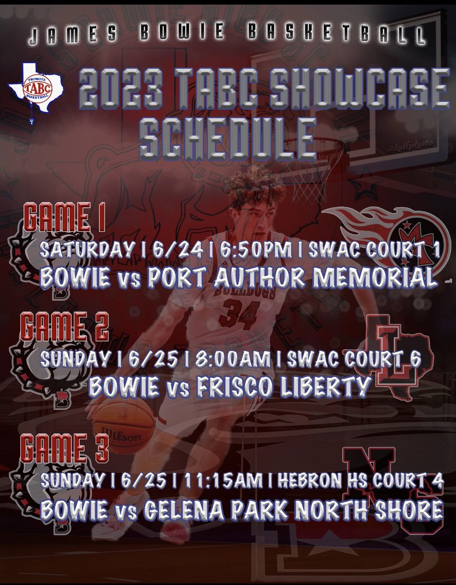 Come and see the Bowie Bulldogs @Tabchoops showcase this weekend. @TL_35 @ATXForce2024 @FlxAtx @hdfphoto @TopPreps @PrepHoopsTX @varsity_news #txhshoops