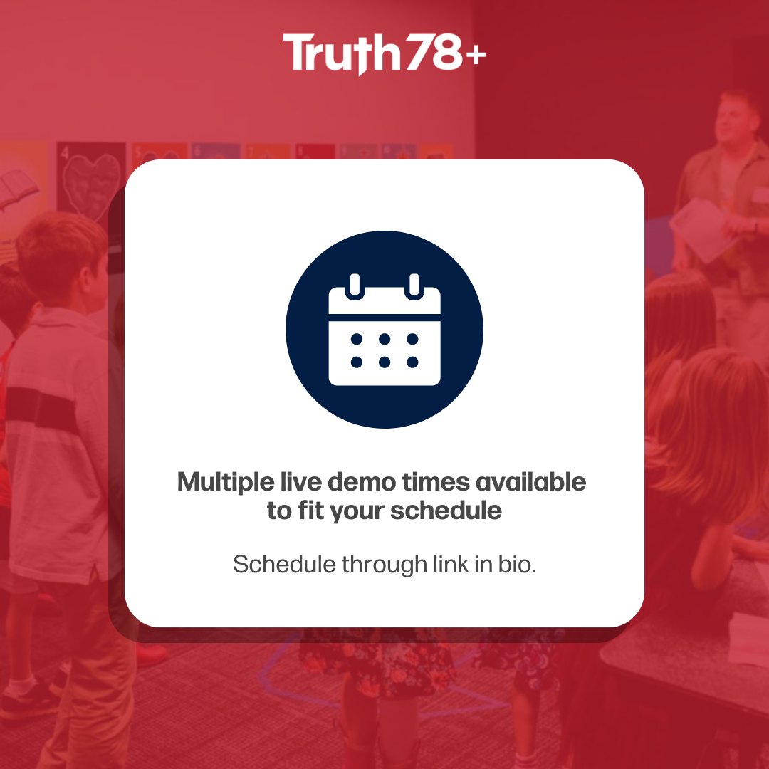 Grab a cup of coffee or iced tea and join the discussion of how we can partner together in the deep discipleship of the next generation!

Sign up for live demo: scheduler.zoom.us/appointments/Y…