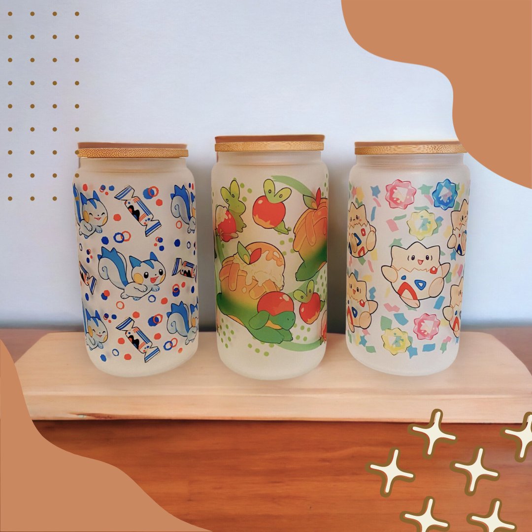 SHOP IS LIVE!  Glass can cups, scrunchies, and enamel pins available. ❤️

🔗mjoyart.bigcartel.com