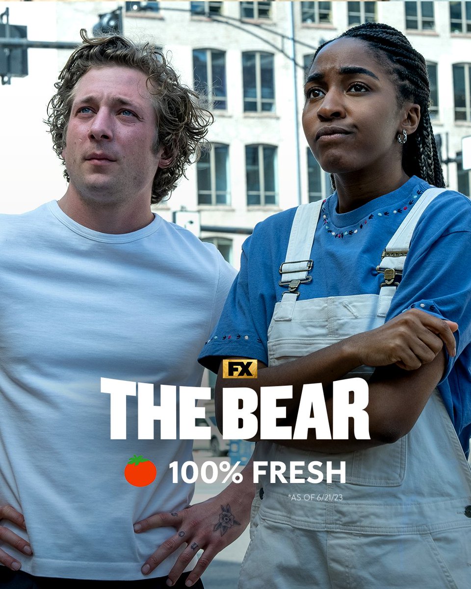 Some meals are just worth the wait. @TheBearFX season 2 premieres tomorrow. Only on Hulu. rottentomatoes.com/tv/the_bear