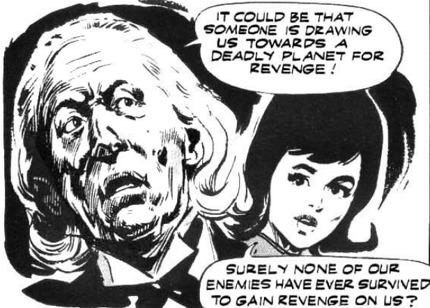 I like Gillian suggesting that they murder all of their enemies and leave no one alive to trap them. It is almost as good as the look of horror on all of their faces when they realise their “arch-enemies” the Trods are behind this #DoctorWho #ReturnoftheTrods