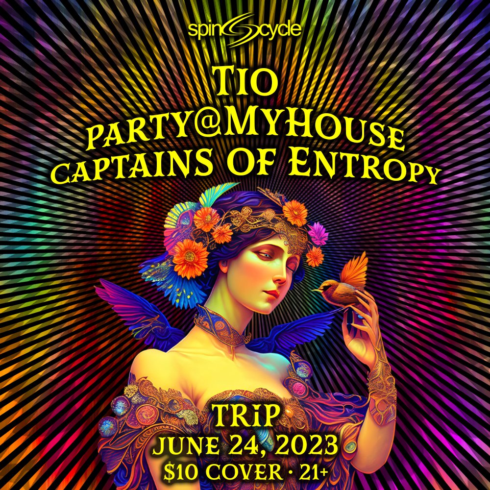 This Saturday at TRiP Santa Monica, come out to support 3 fresh awesome bands with a special addition of the Spin Cycle Presents community showcase! Blending the genres of rock, funk, jam and jazz to deliver a unique sound to adventurous audiences.
$10 Cover, 8pm till 1am. 21+