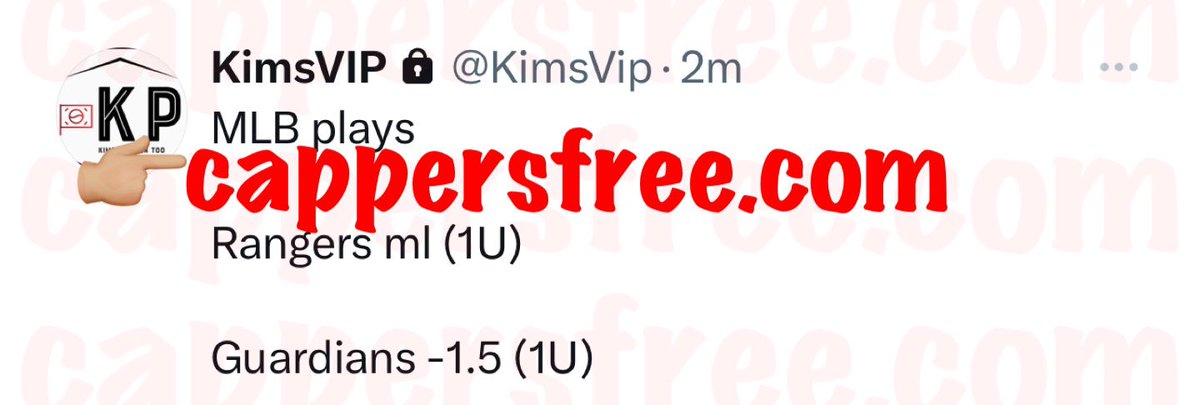 cappersforfree's tweet image. #KimsPicks