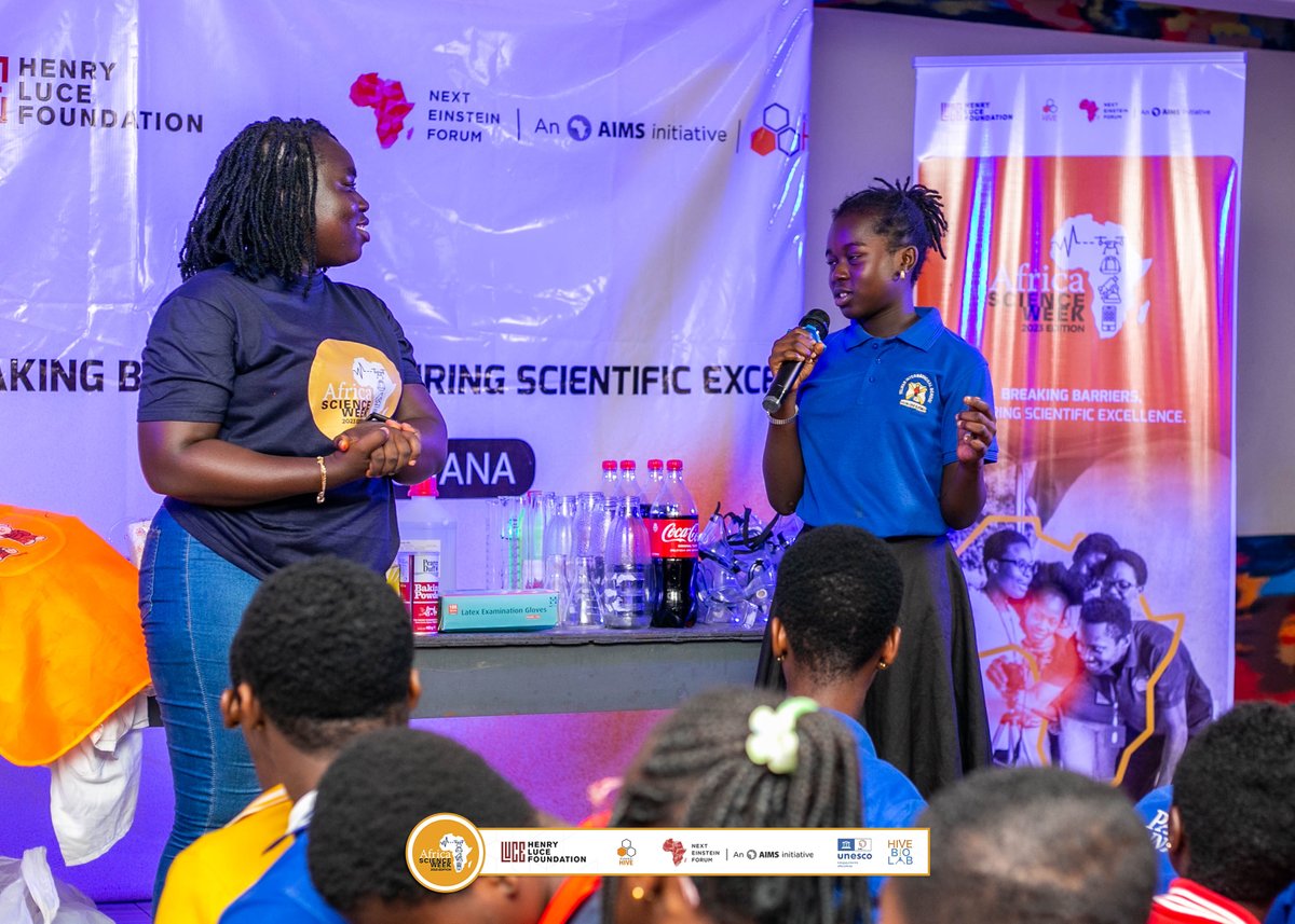 KumasiHive's tweet photo. Day 2 of the Africa Science Week took us to Palmar International School for yet another exciting day of practical science experiments geared at sensitizing young ladies to pursue careers in Science.
#AfricaScienceWeek #ASW2023 #HiveImpact #HiveTribe #HiveCommunity #PracScience https://t.co/ry1ka4vlZz