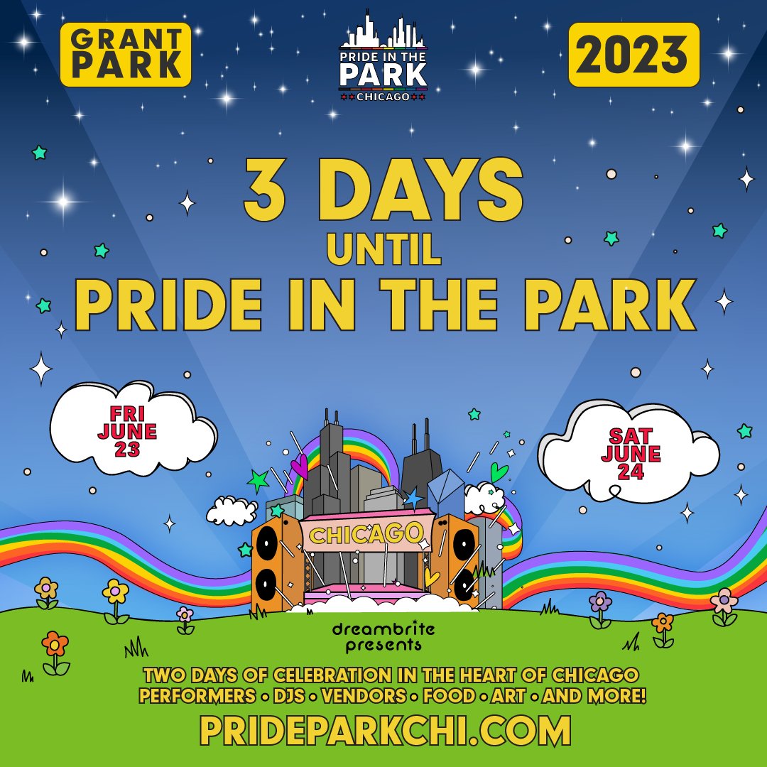 Get your dancing shoes ready! Pride in the Park is in 3 days!😍
#prideinthepark #pride
