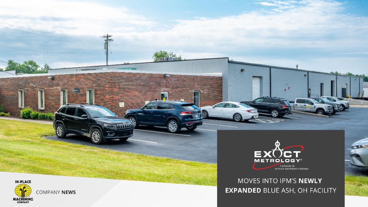 InPlaceMachine's tweet image. #MachiningServices #3DScanning - IPM is proud to announce the expansion of our Ohio shop to include IPM&apos;s Machining Division, @ExactMetrology, and @OASISAlignment in one convenient location at 6665 Creek Rd. Blue Ash, OH 45242.

Read more: ➡️ bit.ly/IPM-Expands-OH…