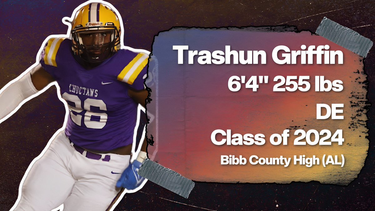 Adam Turner (@adamt_16) on Twitter photo 📛Class of 2024 DE Trashun Griffin <a href="/Thajack26/">Trashun Griffin</a> is #ELITE of the edge! One of the top DE prospects in the country! Film speaks for itself! youtu.be/P--4YQZs8pM 📛Class of 2024 DE Trashun Griffin <a href="/Thajack26/">Trashun Griffin</a> is #ELITE of the edge! One of the top DE prospects in the country! Film speaks for itself! youtu.be/P--4YQZs8pM