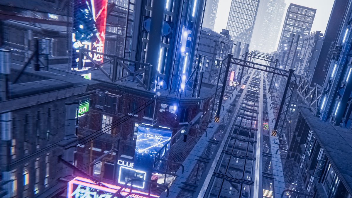 Cyberpunk Cityscapes Shrouded In Fog
霧に包まれたサイバーパンクの街並み

World : oz08c
Author : オーゼンOzen

World URL :
vrchat.com/home/world/wrl…

#VRChat #VRC #VRChat_world紹介
#VirtualPhotography #Neo写真