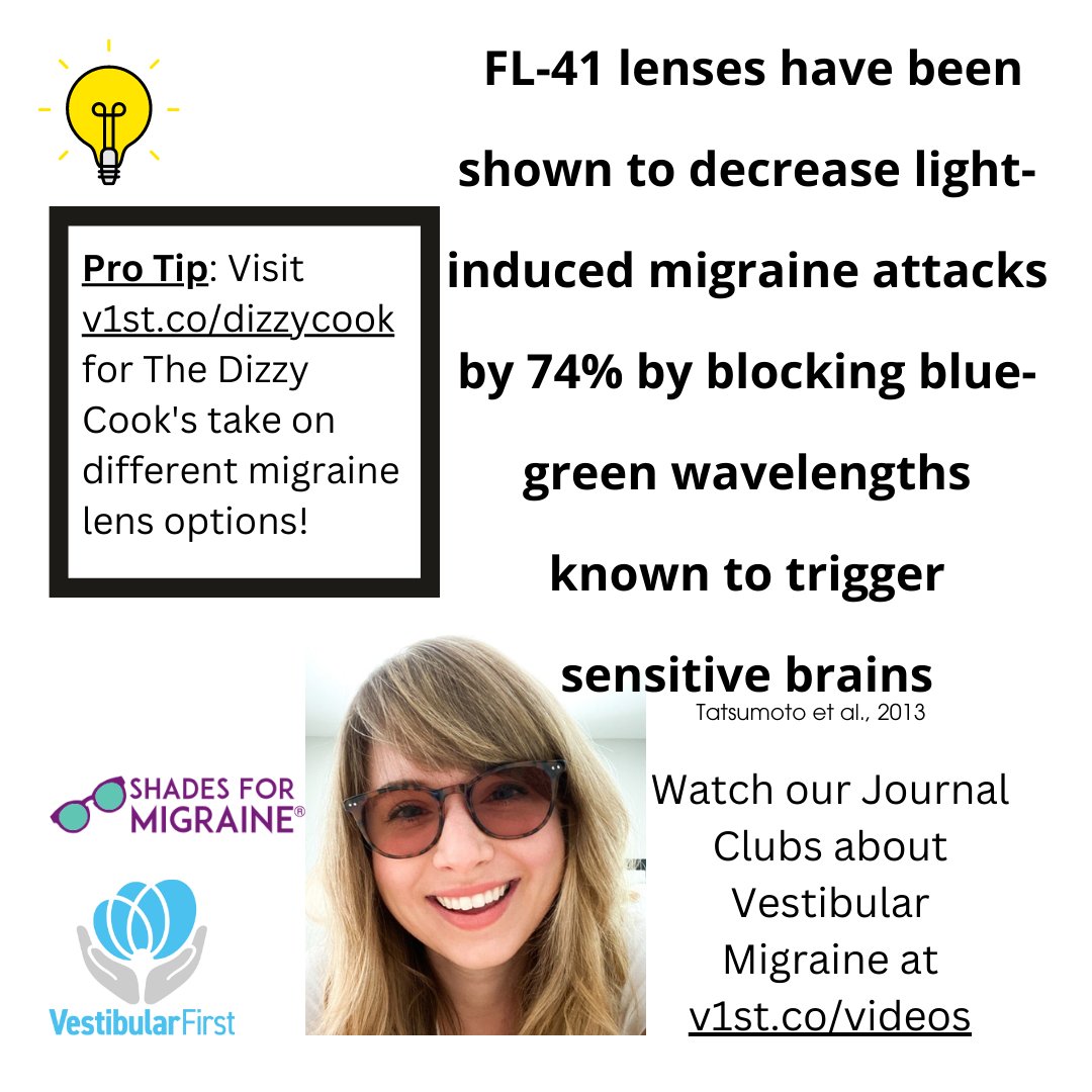 Throwing shade? It's #ShadesForMigraine Awareness Day! Check out these light sensitivity facts and watch our Vestibular Migraine Journal Clubs to learn more: v1st.co/videos
#migraineawareness #sunglasses #tbiawareness #concussion #vestibularmigraine