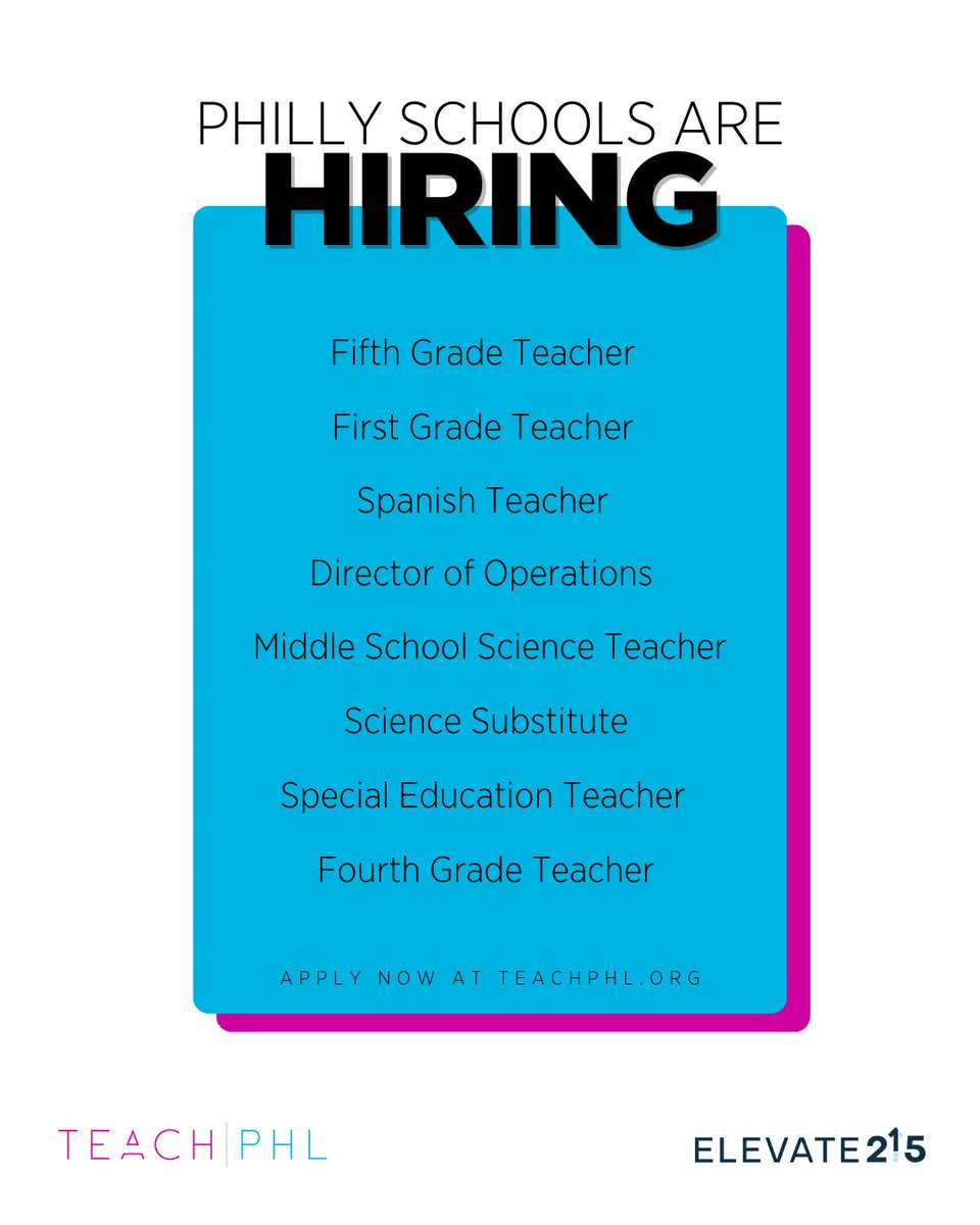 TeachPHL tweet media