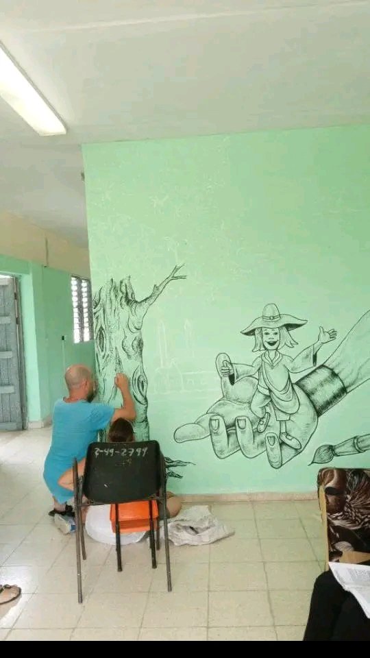 Se trabaja en los últimos detalles en la primera Casita Infantil del municipio Báguanos, para su pronta inauguración, como parte de las acciones del Programa para el Adelanto de las Mujeres. #Holguín #MujeresEnRevolucion
