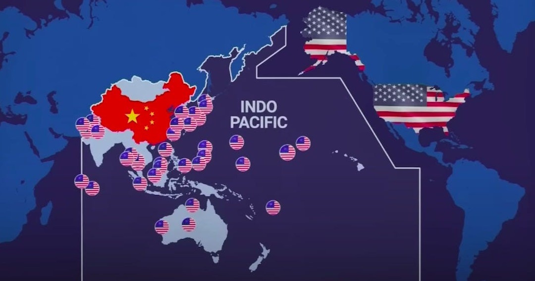 LetariatPro's tweet photo. @RogerMarshallMD US military bases surround China. What more do you want? WWIII? https://t.co/cAU6TxwvNw